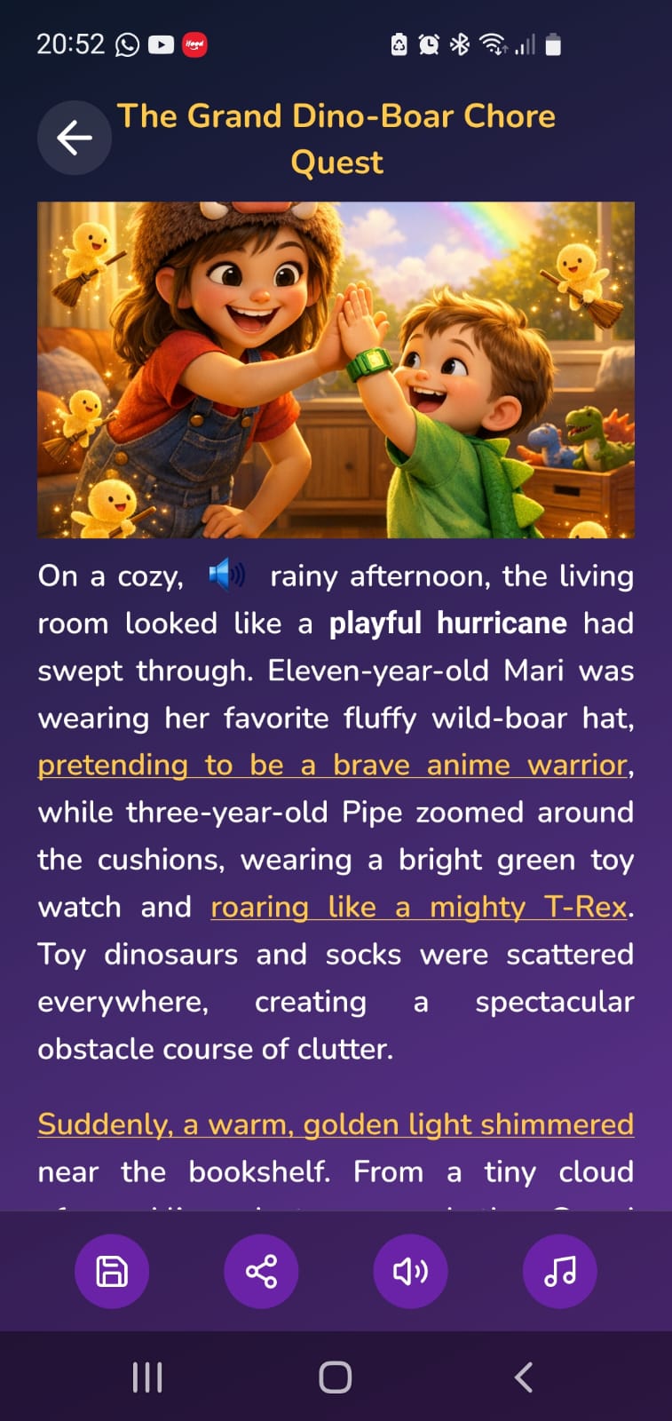 Fables Magic - In-Text Sound Effects